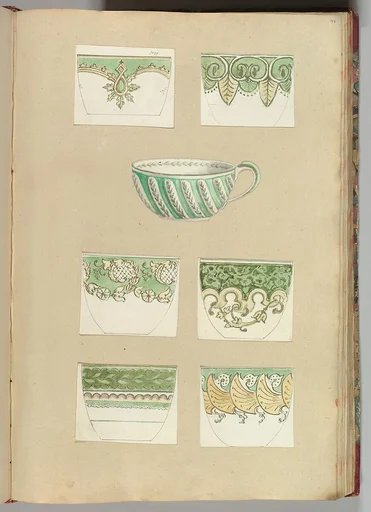 Seven Designs for Decorated Cups