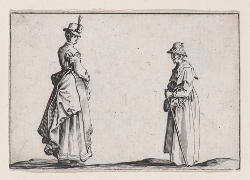 Deux Femmes De Profil (Two Women in Profile), from Les Caprices Series A, The Florence Set