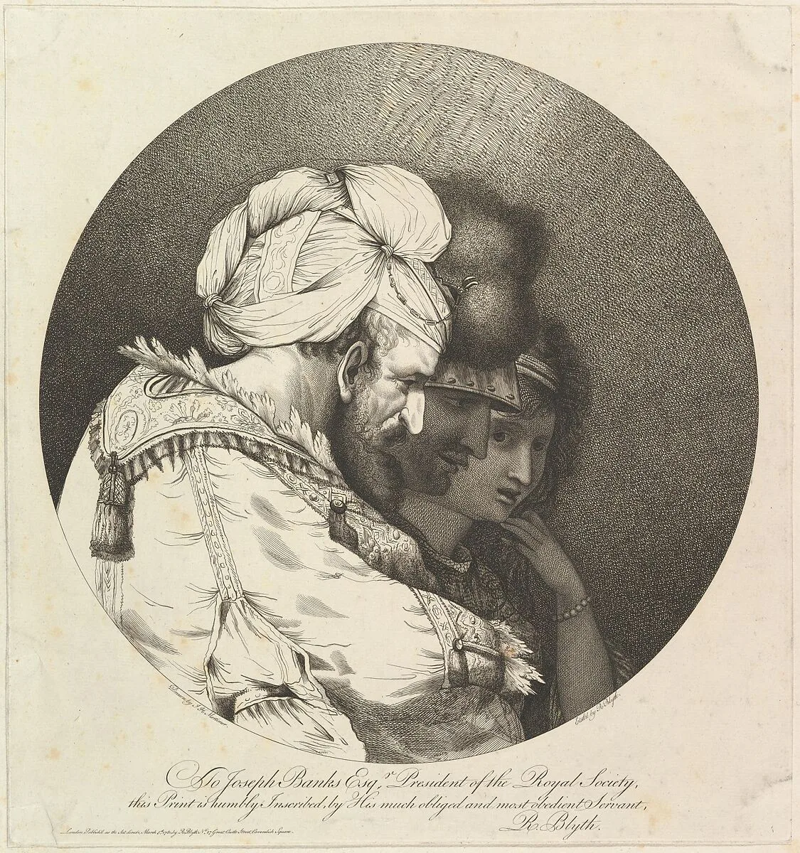 Three Oriental Heads — John Hamilton Mortimer|Robert Blyth