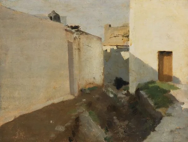 White Walls in Sunlight, Morocco — John Singer Sargent
