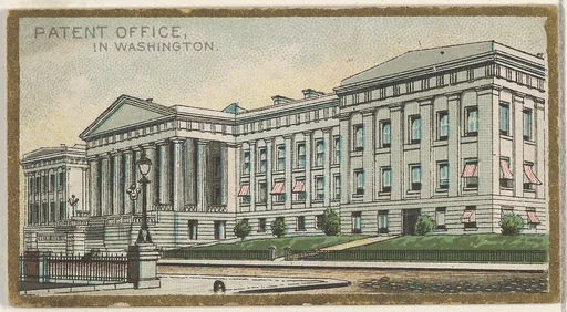 Patent Office in Washington, from the General Government and State Capitol Buildings series (N14) for Allen & Ginter Cigarettes Brands