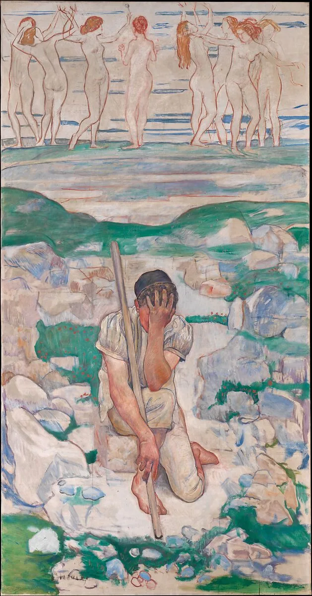 The Dream of the Shepherd (Der Traum des Hirten) — Ferdinand Hodler