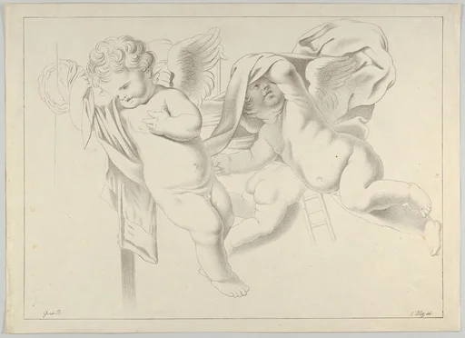 Study of three putti