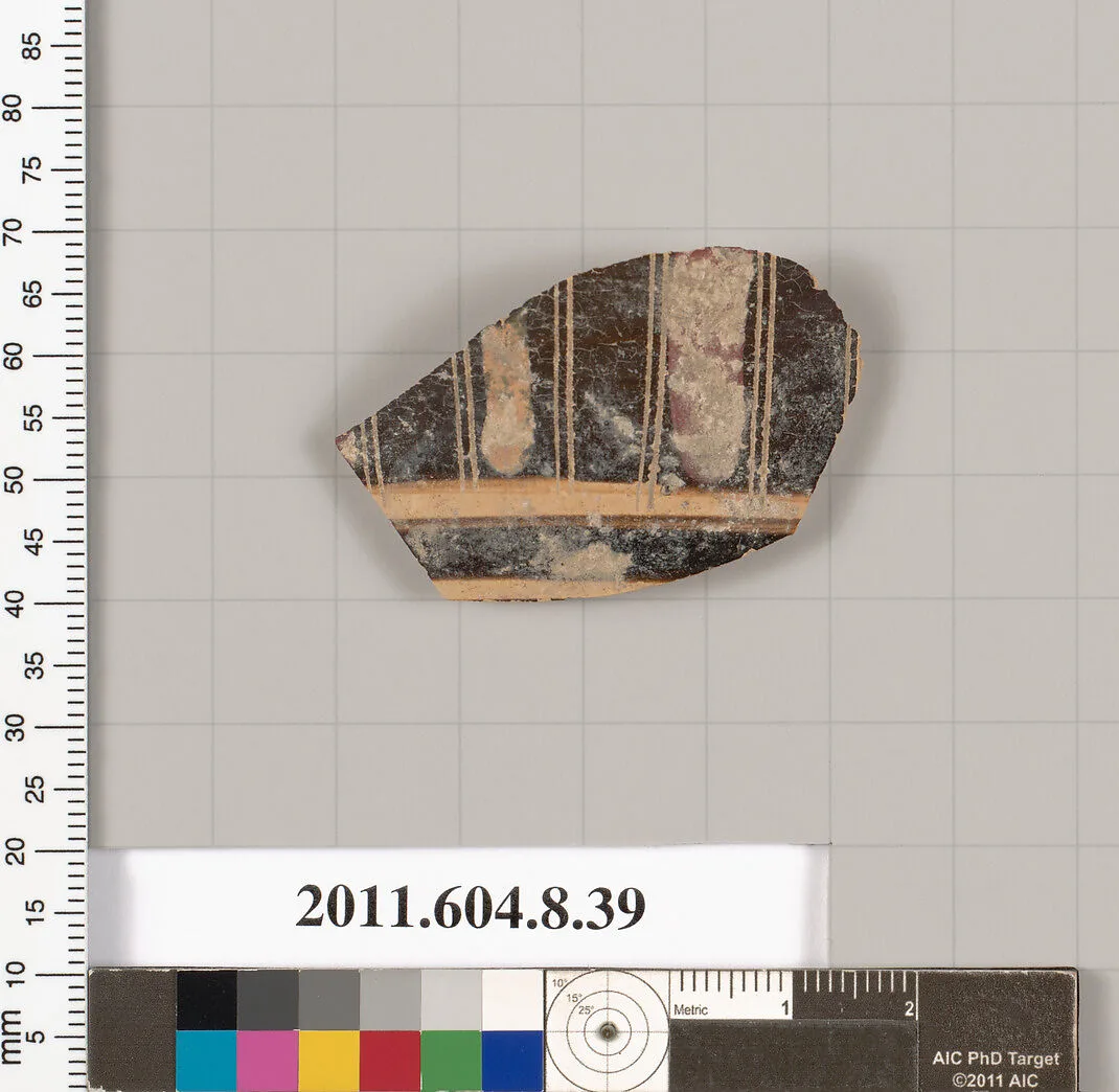 Terracotta fragment of a closed shape — Unknown