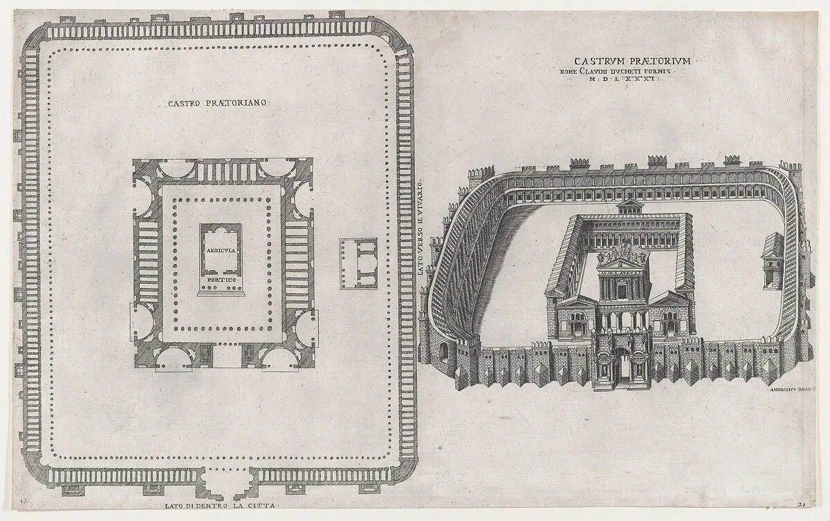 Speculum Romanae Magnificentiae: Castrum — Giovanni Ambrogio Brambilla|Claudio Duchetti