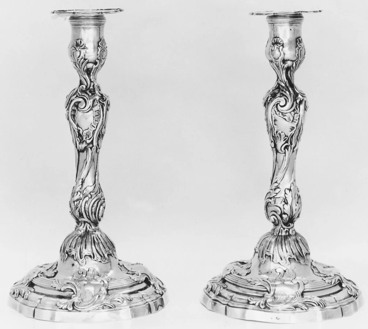 Candlestick (one of a pair) — Michel II Delapierre|Joseph-Théodore Vancombert (né Van Cauwenbergh)