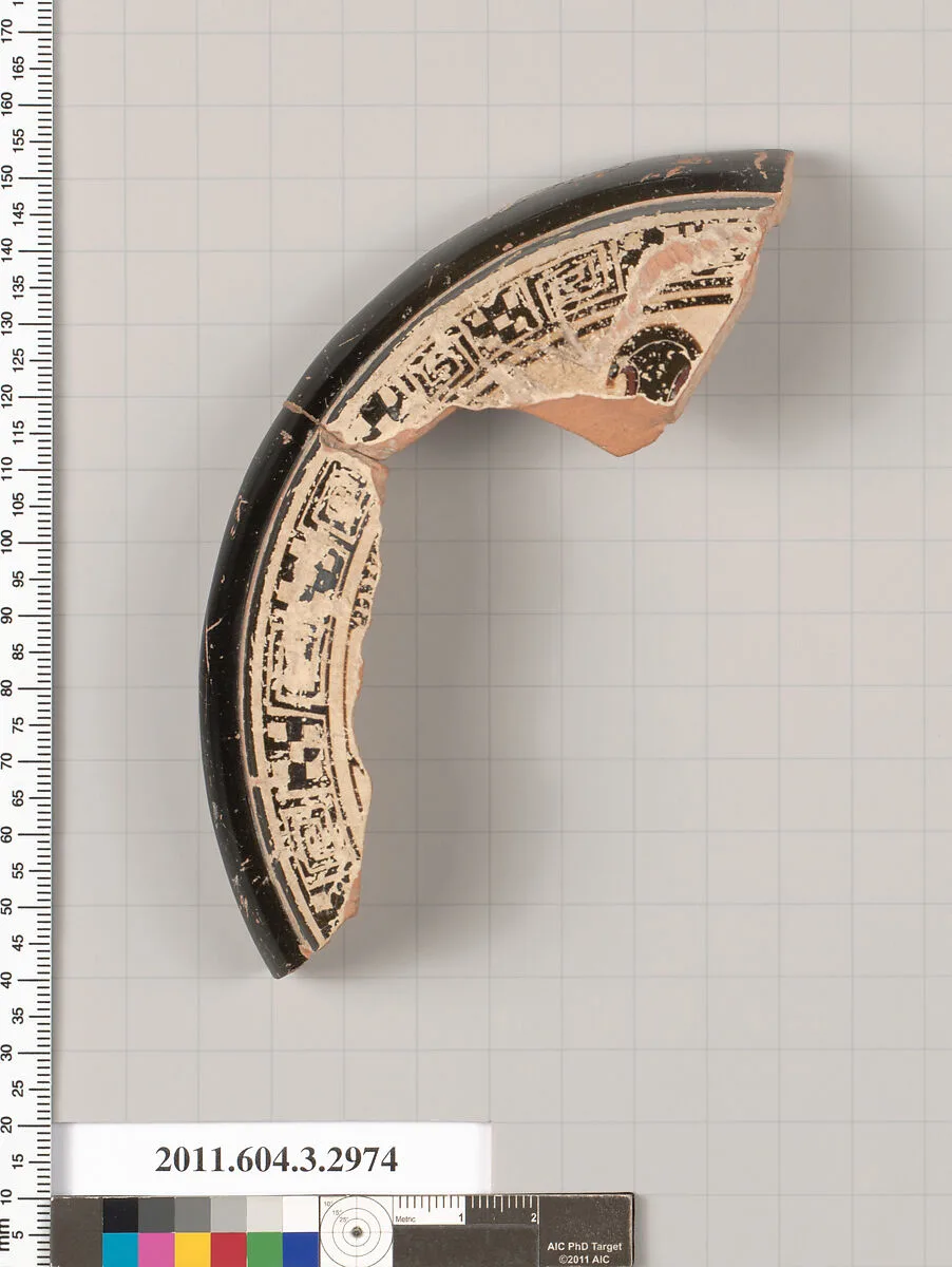 Terracotta fragment of a pyxis (box)? — Unknown