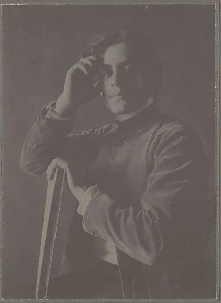 Kahlil Gibran with Book — F. Holland Day
