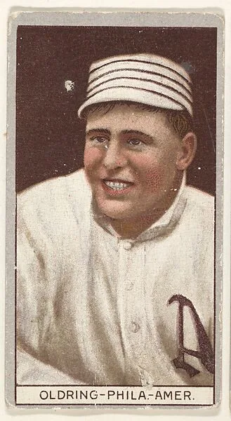 Oldring, Philadelphia, American League, from the Brown Background series (T207) for the American Tobacco Company — American Tobacco Company