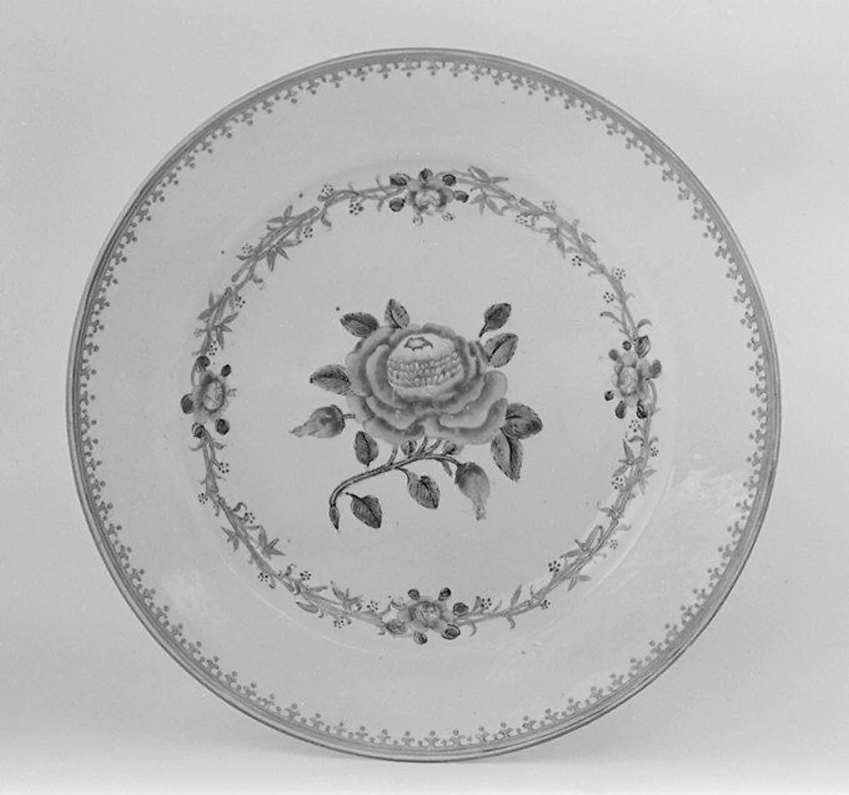 Plate (one of two) — Unknown