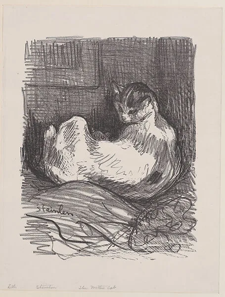 La Mère Chatte — Théophile-Alexandre Steinlen