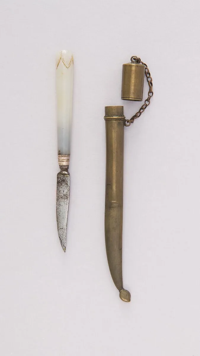 Knife with Sheath — Unknown