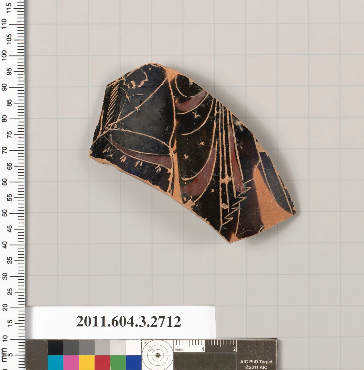 Terracotta fragment of an olpe (jug) — Unknown