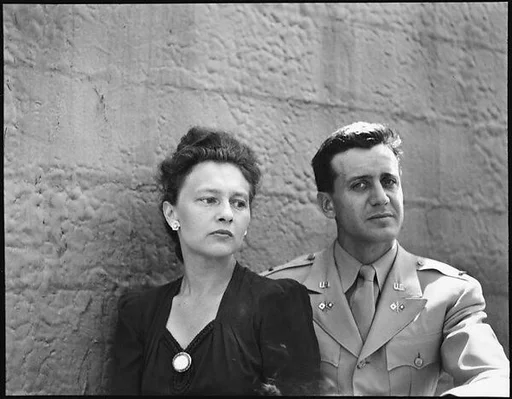 [Unidentified Couple on Roof of 441 East 92nd Street Apartment Building?, New York City]