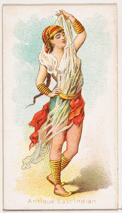 Antique East Indian Dancer, from the Dancing Women series (N186) issued by Wm. S. Kimball & Co. — William S. Kimball & Company