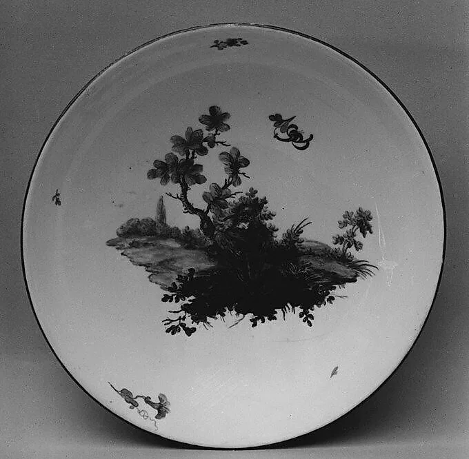 Saucer (part of a service) — Frankenthal Porcelain Manufactory|Karl Theodor period|Adam Bergdoll