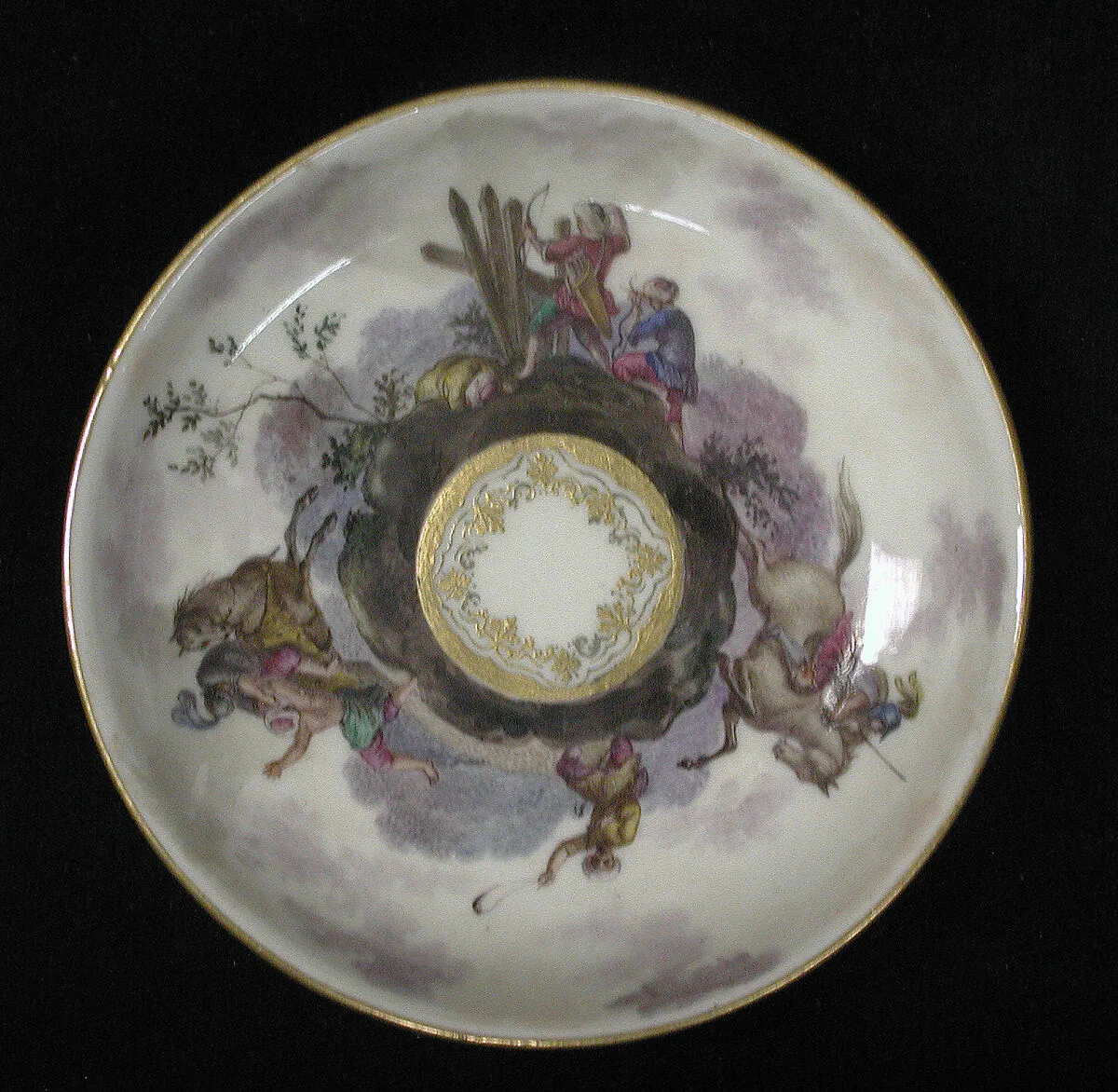 Saucer (part of a service) — Capodimonte Porcelain Manufactory