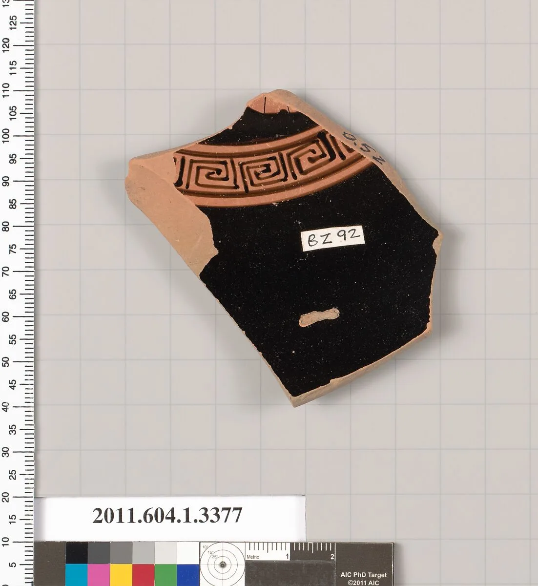 Terracotta fragment of a kylix (drinking cup) — Unknown