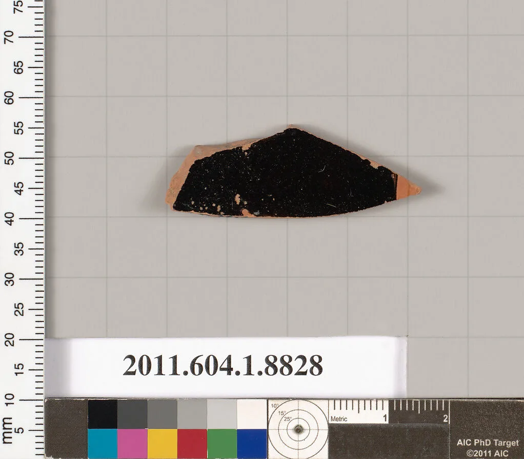 Terracotta fragment of a kylix (drinking cup) — Unknown