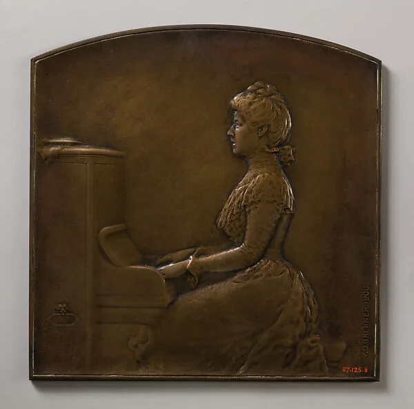 Mlle. C. at the Piano — Victor David Brenner