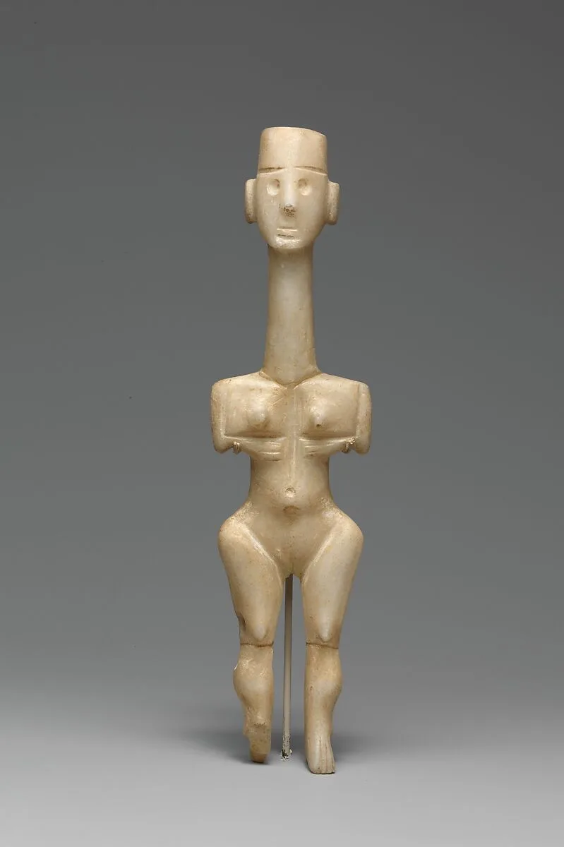 Marble female figure — Unknown