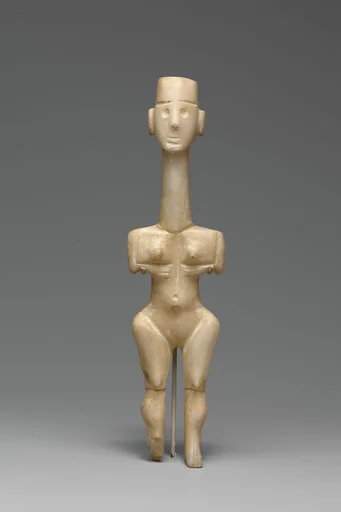 Marble female figure