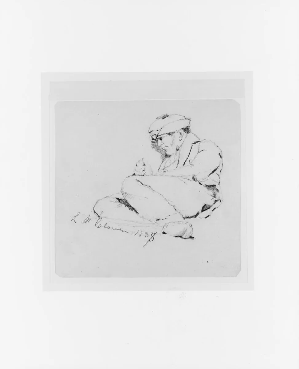 Study of a Man (from McGuire Scrapbook) — Lewis P. Clover Jr.