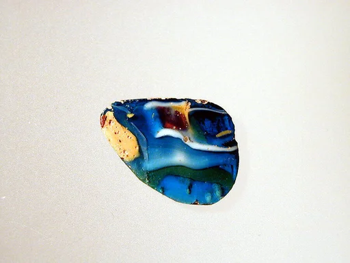 Glass mosaic fragment