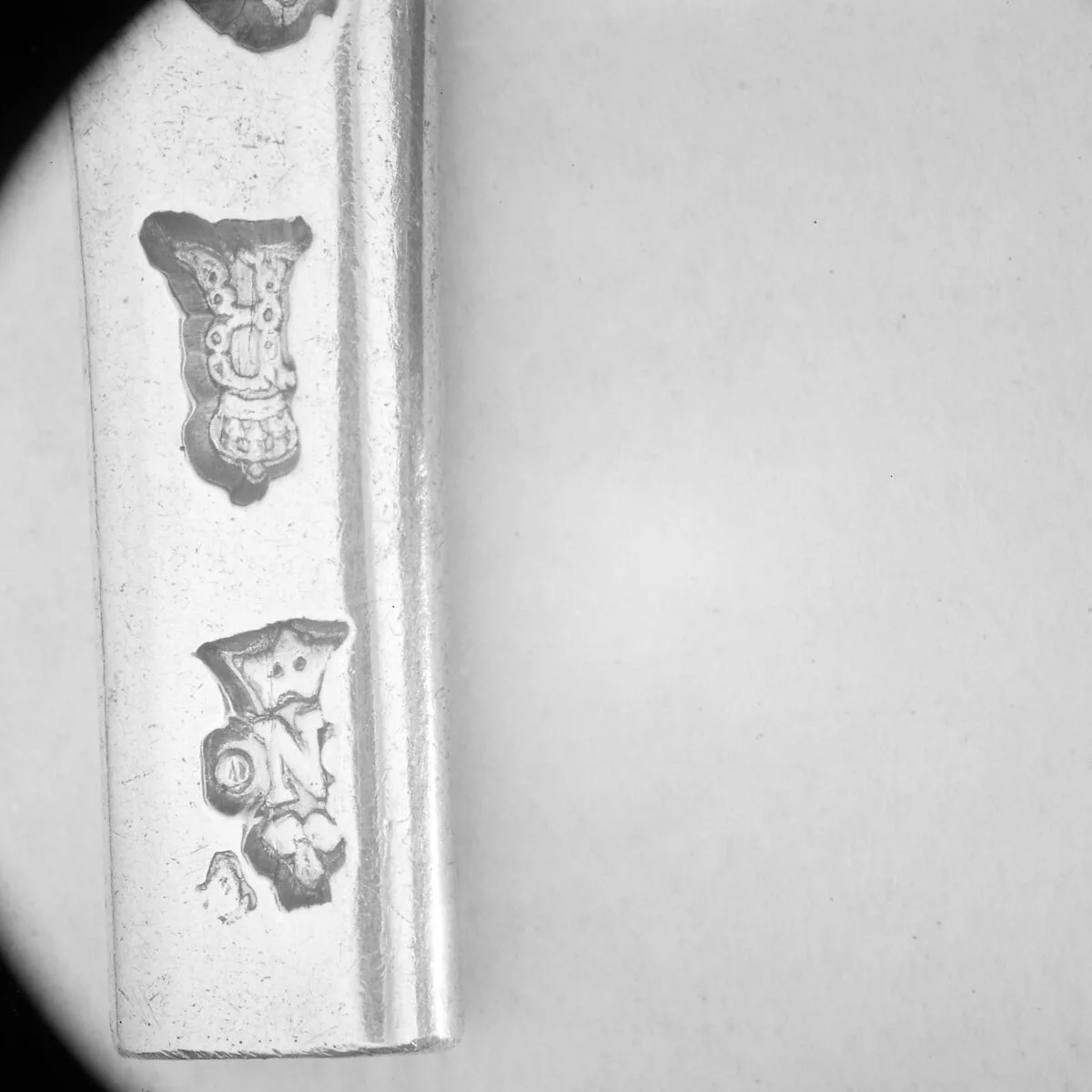 Section of a spoon handle — P. B., Orleans
