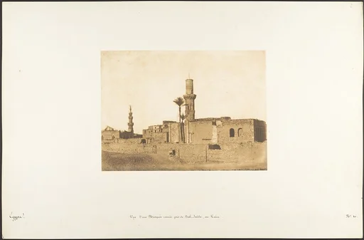 Vue d'une Mosquée ruinée près de Bab-Saïda, au Kaire
