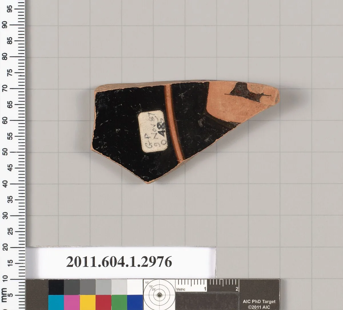 Terracotta fragment of a kylix (drinking cup) — Unknown
