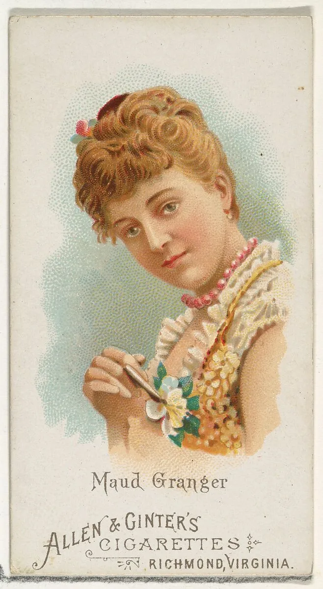 Maud Granger, from World's Beauties, Series 1 (N26) for Allen & Ginter Cigarettes — Allen & Ginter
