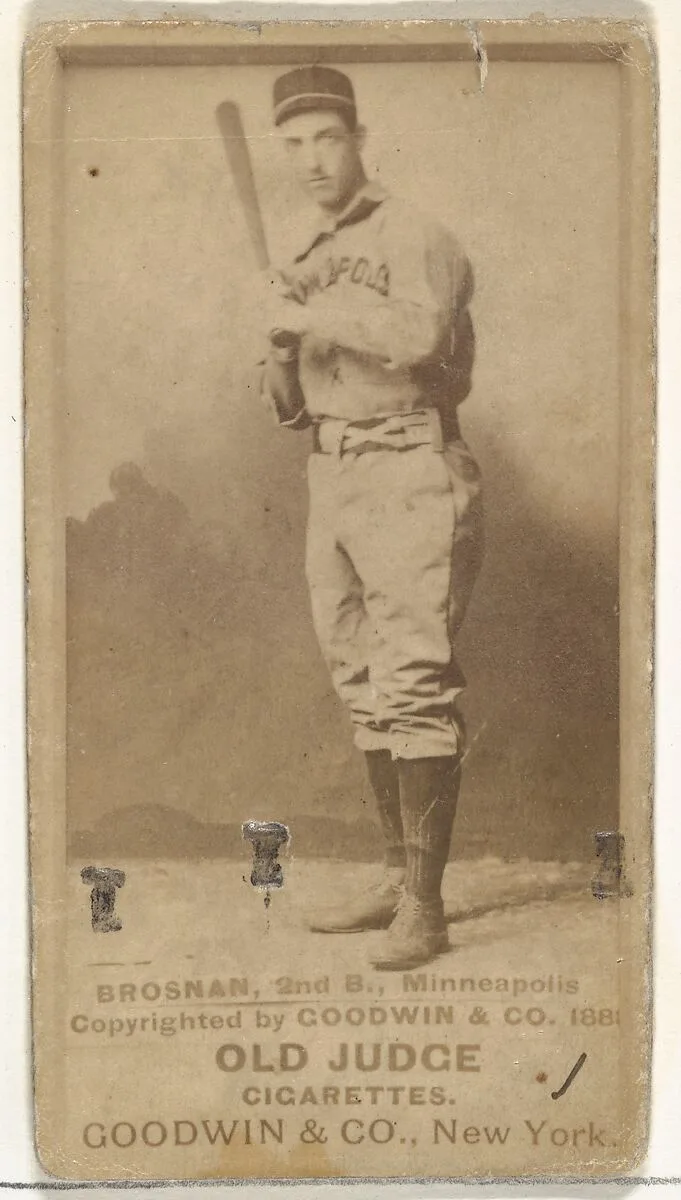 Timothy J. Brosnan, 2nd Base, Minneapolis, from the Old Judge series (N172) for Old Judge Cigarettes — Goodwin & Company