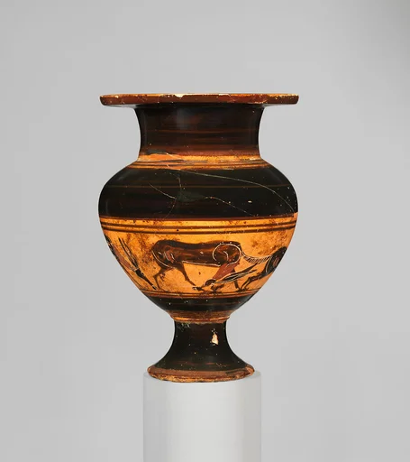 Terracotta lydion (perfume jar)