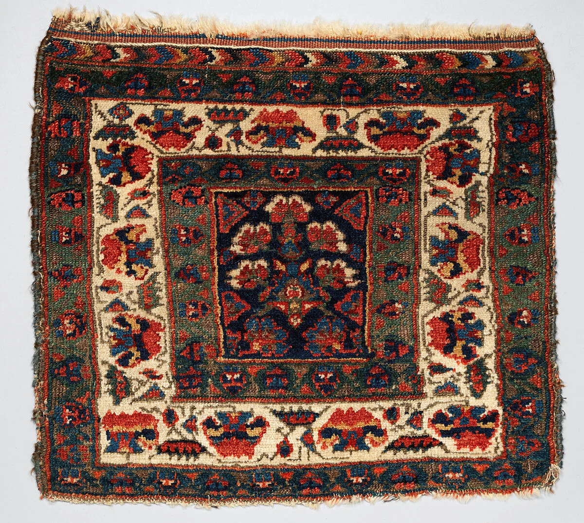 Face from Half of Double Saddle Bag (Khorjin) — Unknown