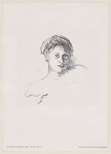 Portrait of Minna Beckmann