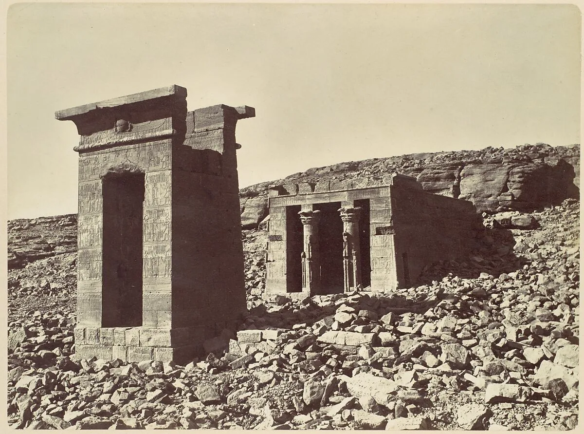 Temple d'Andour — Félix Bonfils