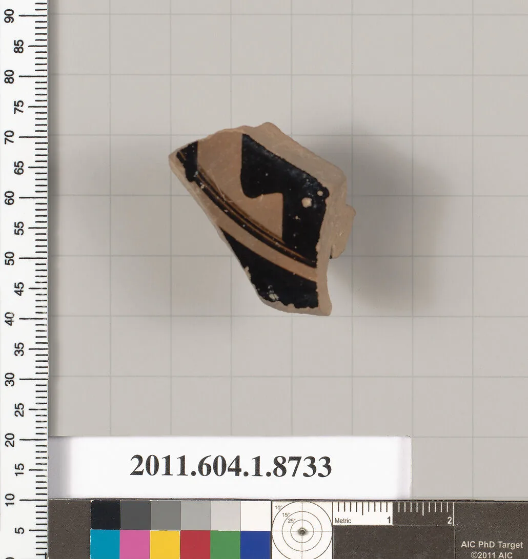 Terracotta fragment of a stemless cup — Unknown