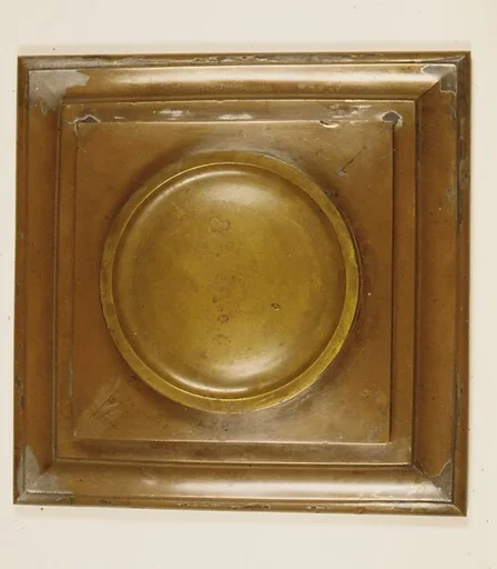 Full-size pattern for facsimiles of top of pedestal of Bryant Vase