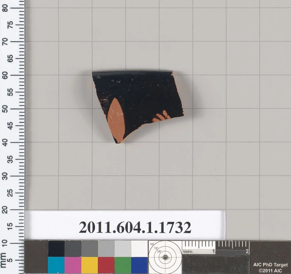 Terracotta rim fragment of a kylix (drinking cup) — Unknown