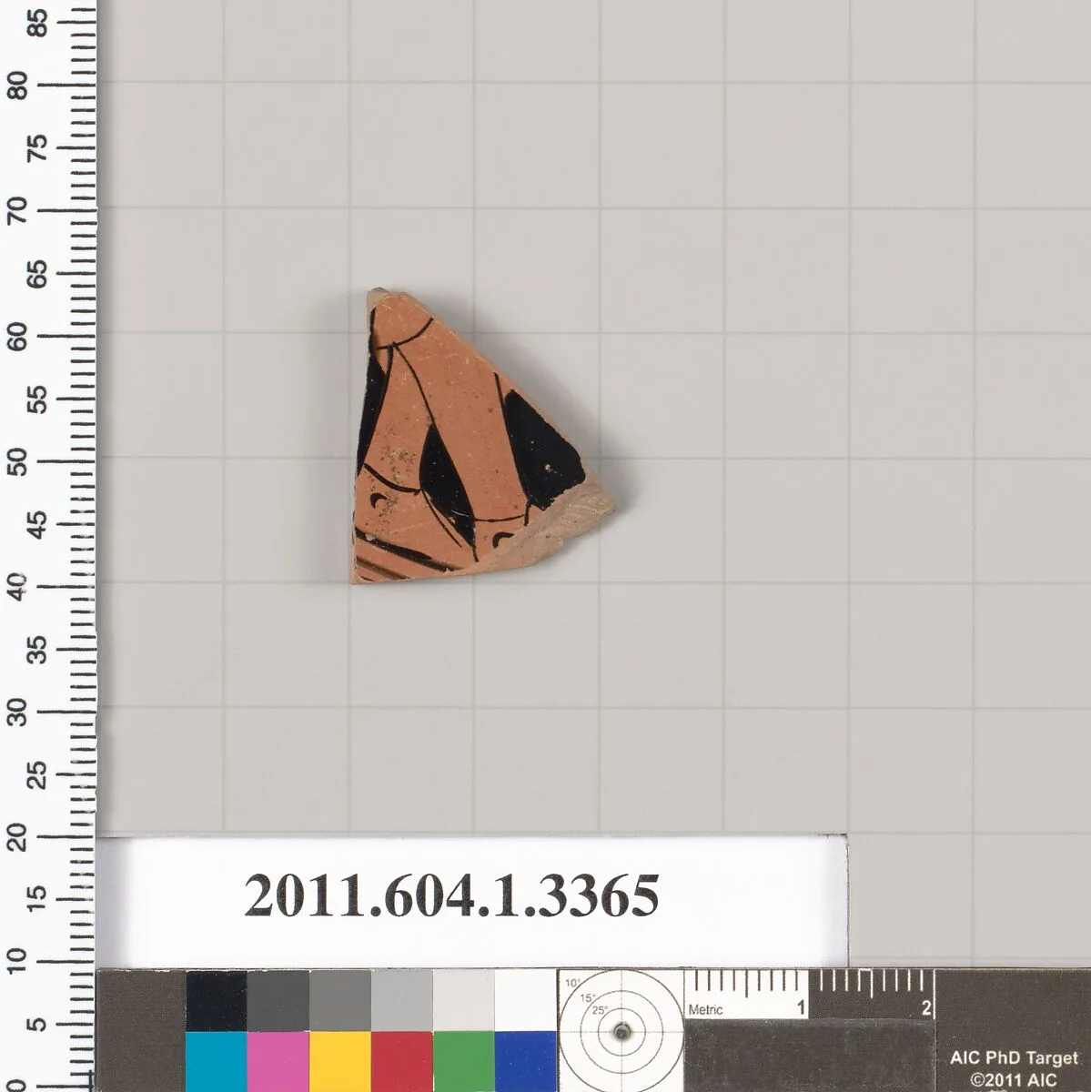Terracotta fragment of a kylix (drinking cup) — Unknown