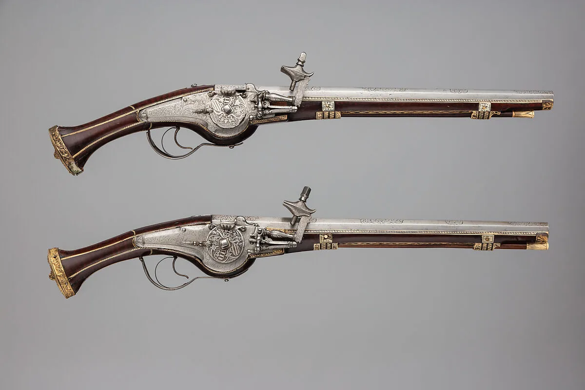 Pair of Wheellock Pistols — Unknown