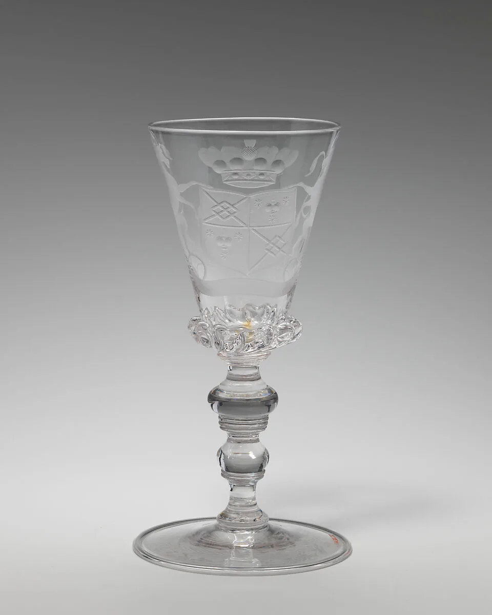 Wineglass (one of a pair) — Unknown