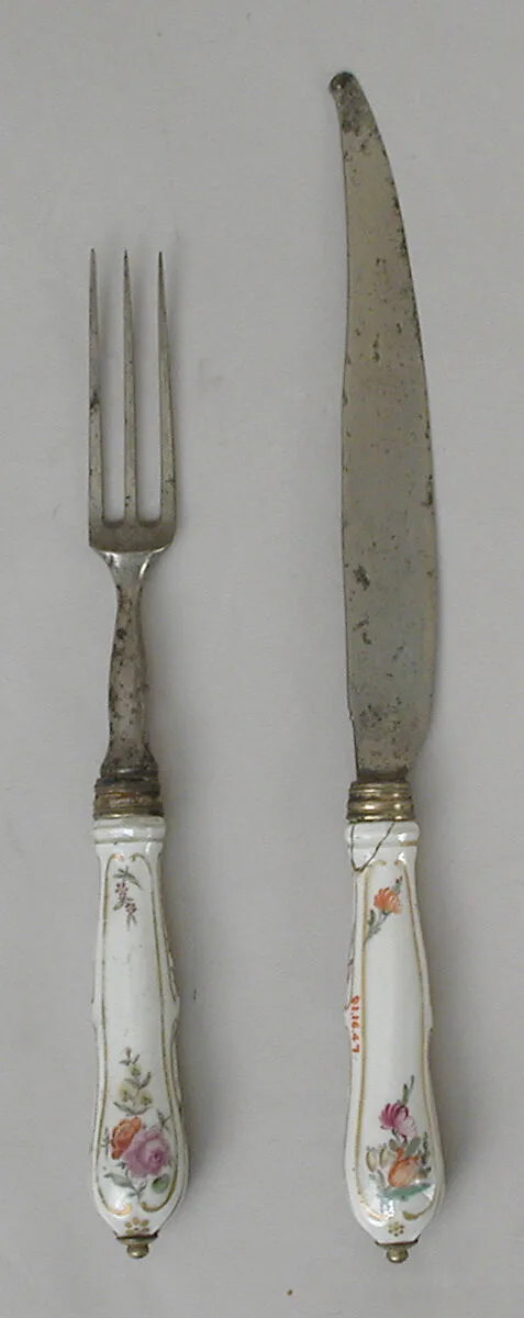 Table knife and fork — Unknown