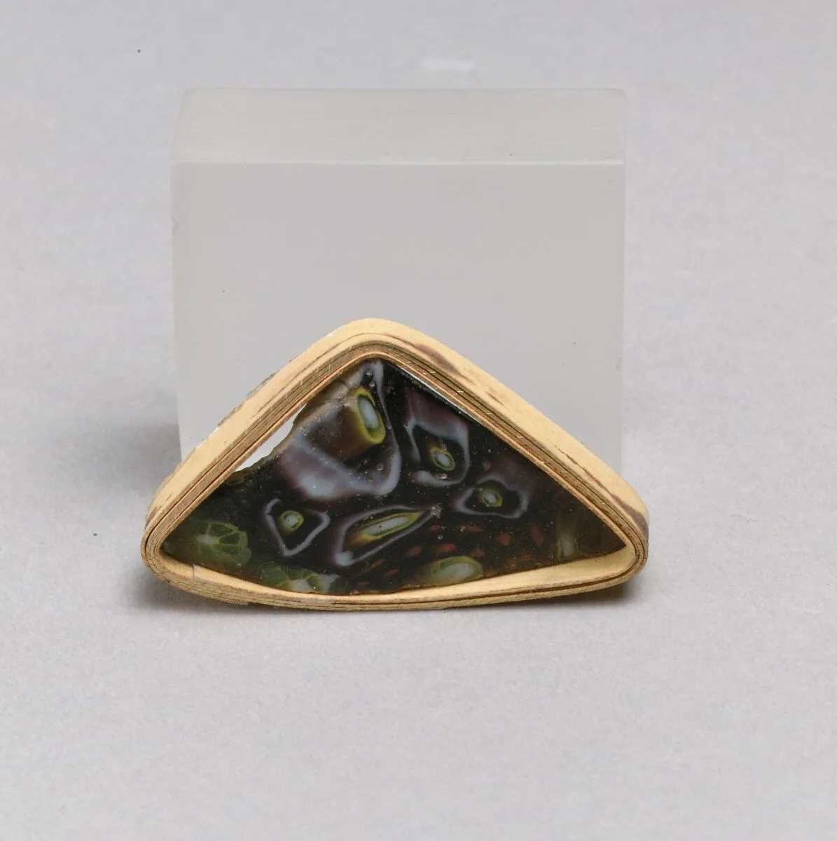Glass mosaic bowl fragment — Unknown