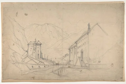 Design for a Stage Set at the Opéra, Paris