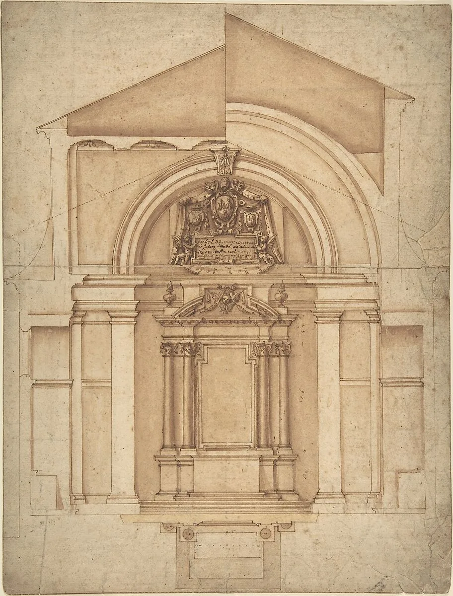 Project for an Altar — Anonymous, Italian, 17th century