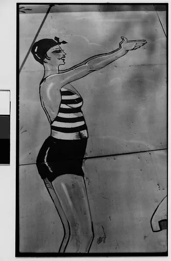 [Billboard of Woman Diver in the Bronx, New York City]