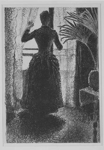 Woman at the Window: Initial Conception for the painting, "Sunday"