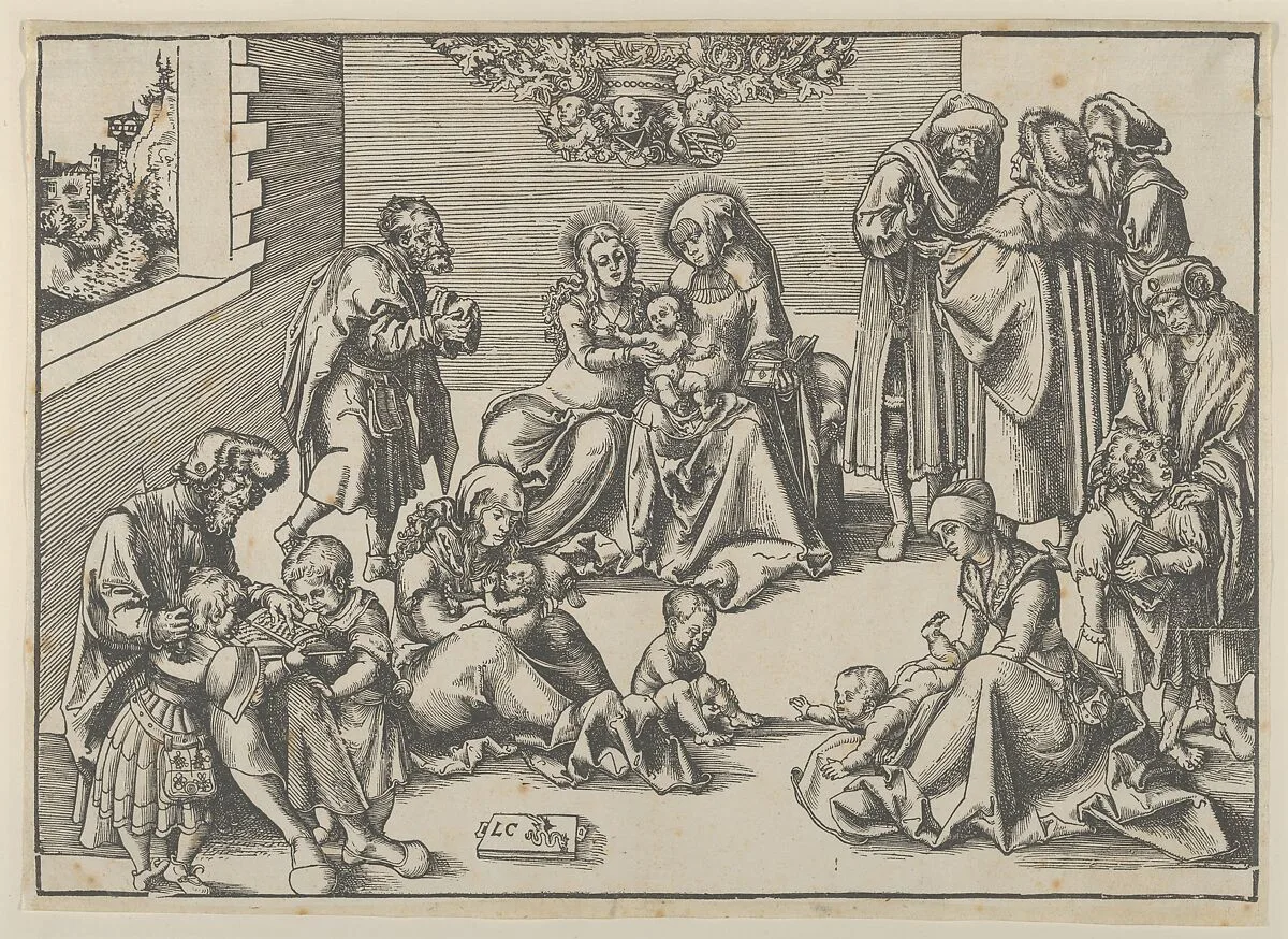 The Holy Family and Kindred — Lucas Cranach the Elder
